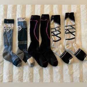 Smartwool women’s ski socks.  Size Medium